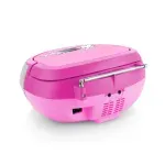 Jucarii, Copii si Bebe - Jucarii si jocuri - Jucarii & jocuri educative - Laptopuri, tablete si gadget-uri copii - Radio CD pentru copii GoGEN BOB AND BOBEK, 2 x 0,8 W, Bluetooth, karaoke, microfon, MP 3, USB, AUX in, roz - Infinity.ro