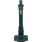 Casa si Gradina - Gradina si terasa - Decoratiuni exterior - Cismele - Masca robinet de gradina, verde, aluminiu, 33x29x82 cm, Strend Pro - Infinity.ro