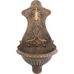 Casa si Gradina - Gradina si terasa - Decoratiuni exterior - Cismele - Chiuveta de gradina 37x18.5x66.5 cm, aluminiu, efect cupru, Strend Pro - Infinity.ro