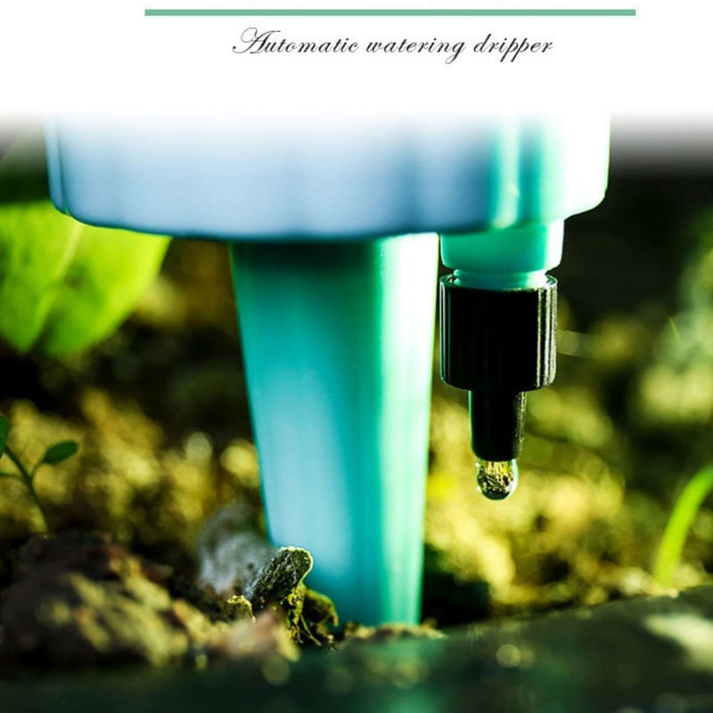 Casa si Gradina - Gradinarit si plante - Instalatii si accesorii pentru irigatii - Accesorii irigare - Set 6 Picuratoare cu Valva pentru Irigare Plante de Interior, Debit de Apa Reglabil, PP, 16.5 cm - Infinity.ro