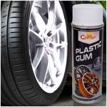 Auto si Moto - Piese auto si accesorii - Piese auto - Tuning - Spray Vopsea Cauciucata pentru Jante, culoare Alba, 400ml, Champion Color - Infinity.ro