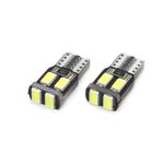Auto si Moto - Electrice auto - Iluminare si semnalizare - Becuri auto - Set becuri auto cu LED CANBUS compatibil T10 W5W 6 SMD Alb 12V, destinat competitiilor auto sau off-road - Infinity.ro