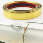 Auto si Moto - Piese auto si accesorii - Piese auto - Tuning - Rola Ornament autoadeziv, 4mm x 15m, culoare Crom GOLD - Infinity.ro