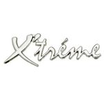 Auto si Moto - Piese auto si accesorii - Interior auto - Accesorii interior - Emblema auto metalica, autoadeziva, model "X’TREME", finisaj Crom, dimensiune, 15 x 3 cm - Infinity.ro