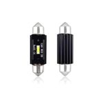 Auto si Moto - Electrice auto - Iluminare si semnalizare - Becuri auto - Set becuri auto cu LED CANBUS sofit compatibil C5W 1 SMD 39mm Alb 12/24V, destinat competitiilor auto sau off-road - Infinity.ro