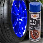 Auto si Moto - Piese auto si accesorii - Caroserie - Vopsele auto si accesorii - Spray Vopsea Cauciucata pentru Jante, culoare Albastra, 400ml, Champion Color - Infinity.ro