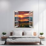 Casa si Gradina - Decoratiuni - Decoratiuni perete - Folie imprimata color pentru decor perete locuinta, dimensiune 125 x 110cm, model: VIEW TO HAVEN 22 - Infinity.ro