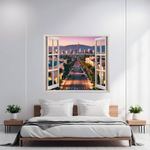 Casa si Gradina - Decoratiuni - Stickere decorative - Folie imprimata color pentru decor perete locuinta, dimensiune 125 x 110cm, model: VIEW TO HAVEN 16 - Infinity.ro