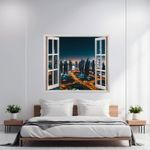 Casa si Gradina - Decoratiuni - Decoratiuni perete - Folie imprimata color pentru decor perete locuinta, dimensiune 125 x 110cm, model: VIEW TO HAVEN 05 - Infinity.ro