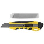 Sport si Outdoor - Camping - Cutite, bricege si accesorii - Cutite si bricege - Cutter 18 mm cu 10 lame rezerva, Strend Pro - Infinity.ro