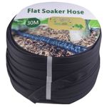 Casa si Gradina - Gradinarit si plante - Instalatii si accesorii pentru irigatii - Furtunuri de gradina si accesorii - Furtun de gradina, cu picurare, material textil, 1/2", 30 m, Strend Pro - Infinity.ro