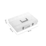 Casa si Gradina - Constructii - Depozitare, transport si protectie - Organizatoare si cutii scule - Cutie cu organizator, maner, 6 compartimente, 40x29.8x8.5 cm, Strend Pro - Infinity.ro