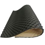 Auto si Moto - Piese auto si accesorii - Piese auto - Tuning - Material insonorizant auto adeziv reliefat, dimensiune 80cm x 50cm x 15mm, culoare Neagra - Infinity.ro