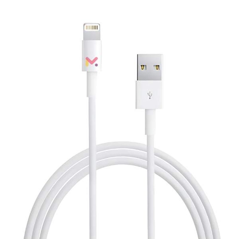 Laptop, Telefoane si Tablete - Telefoane mobile si accesorii - Accesorii Telefoane - Cabluri si adaptoare telefoane - Set 3 Cabluri de Date si Incarcare Mercaton, USB / Lightning, Albe, 2A, Viteza 10 Gbps, 1 M - Infinity.ro