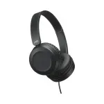 TV, Audio-Video si Foto - Portabile audio - Casti audio - Casti JVC HA-S31M-B-EX, Cu Fir, On-Ear, microfon, negru - Infinity.ro