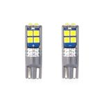 Auto si Moto - Electrice auto - Iluminare si semnalizare - Becuri auto - Set becuri auto cu LED CANBUS compatibil T10 W5W 10 SMD Alb 12/24V, destinat competitiilor auto sau off-road - Infinity.ro