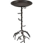 Casa si Gradina - Gradina si terasa - Decoratiuni exterior - Ornamente gradina - Decoratiune gradina, MagicHome, hranitor pentru pasari cu suport, metalic, 27x56 cm - Infinity.ro