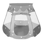 Jucarii, Copii si Bebe - Jucarii si jocuri - Jucarii de exterior - Casute si corturi copii - Cort de joaca pentru copii, Springos, hexagonal, gri, 70x95 cm - Infinity.ro