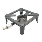 Sport si Outdoor - Camping - Bucatarie de camping - Arzatoare si accesorii - Arzator cu gaz pentru gatit, fonta, 40x40x15 cm, Breckner Germany - Infinity.ro