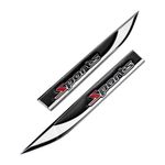 Auto si Moto - Piese auto si accesorii - Caroserie - Ornamente exterior auto - Set 2 embleme auto metalice SPORTS, reliefate 3D, dimensiune 14.6 x 1,8 cm - Infinity.ro