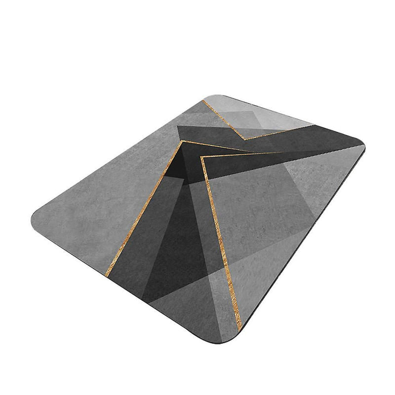 Casa si Gradina - Textile si covoare - Covoare - Covorase baie - Covoras pentru baie ultra absorbant, anti-alunecare, material Diaton, Model Abstract, 50 x 80 cm - Infinity.ro