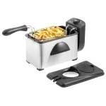 Electronice si Electrocasnice - Electrocasnice bucatarie - Aparate de gatit & desert - Friteuze - Friteuza cu ulei LENTZ 10200, 3 litri, 2000 W, termostat cu reglare continua 150-190°, otel inoxidabil - Infinity.ro