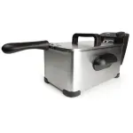 Electronice si Electrocasnice - Electrocasnice bucatarie - Aparate de gatit & desert - Friteuze - Friteuza cu ulei LENTZ 10200, 3 litri, 2000 W, termostat cu reglare continua 150-190°, otel inoxidabil - Infinity.ro