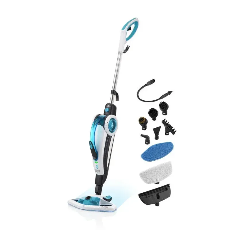 Electronice si Electrocasnice - Ingrijirea locuintei - Aparate de curatat cu abur - Mop cu aburi 2 in 1 ETA Azurit 2267, 1500 W, rezervor apa 0.4 L, filtru anticalcar - Infinity.ro