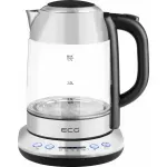 Casa si Gradina - Bucatarie si vesela - Vase pentru gatit - Ibrice - Cana electrica fierbator ECG RK 1781 glass, 1.7 L, 2200 W, 5 setari de temperatura - Infinity.ro