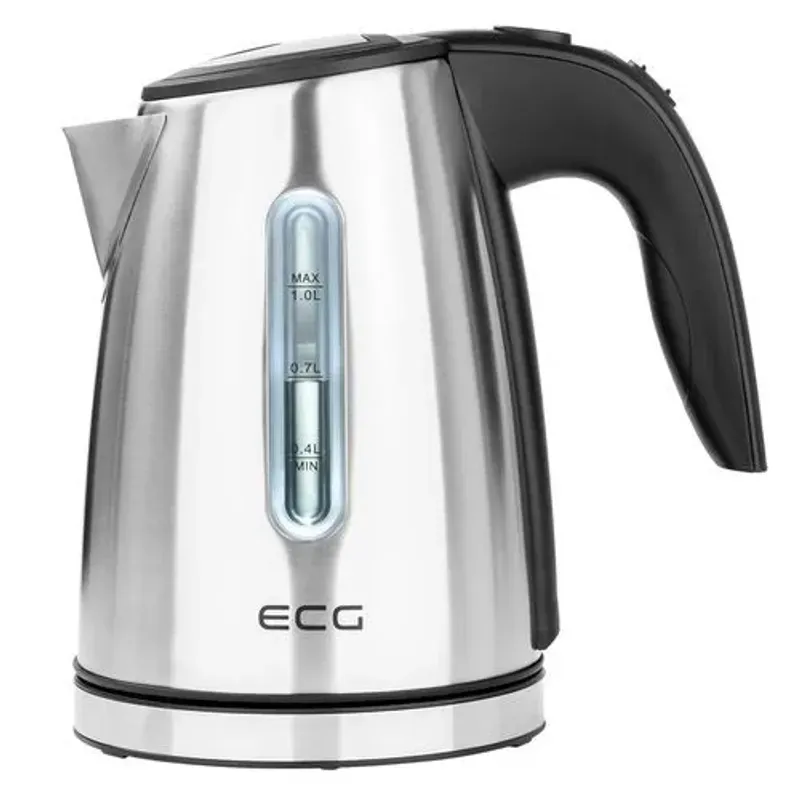 Casa si Gradina - Bucatarie si vesela - Vase pentru gatit - Ibrice - Cana electrica fierbator ECG RK 1050, 1630 W, 1 litru, otel inoxidabil - Infinity.ro