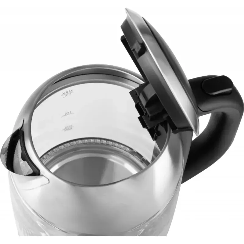 Casa si Gradina - Bucatarie si vesela - Vase pentru gatit - Ibrice - Cana electrica fierbator ECG RK 1781 glass, 1.7 L, 2200 W, 5 setari de temperatura - Infinity.ro