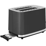 Electronice si Electrocasnice - Electrocasnice bucatarie - Preparare paine - Prajitoare de paine - Prajitor de paine ECG ST 2766 Vintage Nero, 925 W, 2 felii, 7 niveluri de rumenire, negru - Infinity.ro