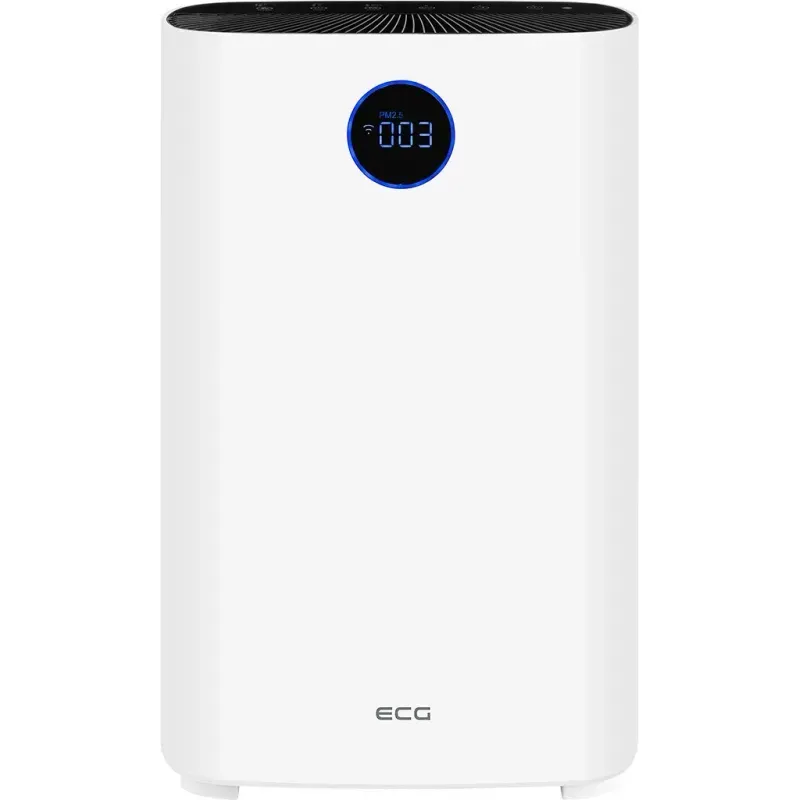 Electronice si Electrocasnice - Climatizare si sisteme de incalzire - Aparate filtrare aer - Purificatoare de aer - Purificator de aer ECG AP3 Pure Comfort, 33 W, Wi-Fi, 4 viteze, tehnologie UV, ionizare, alb - Infinity.ro