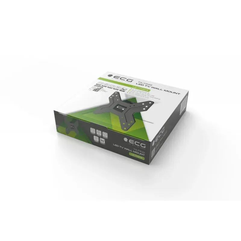 TV, Audio-Video si Foto - Accesorii TV si audio - Suporturi TV - Suport TV de perete ECG LD 174203, 17"- 42" (43 - 106 cm), inclinare 5°-10°, 25 kg, VESA - Infinity.ro