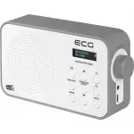 TV, Audio-Video si Foto - Portabile audio - Radio - Radio portabil ECG RD 110 DAB cu tuner DAB+ si FM, alb, 1,2 W, memorie 30 de posturi - Infinity.ro