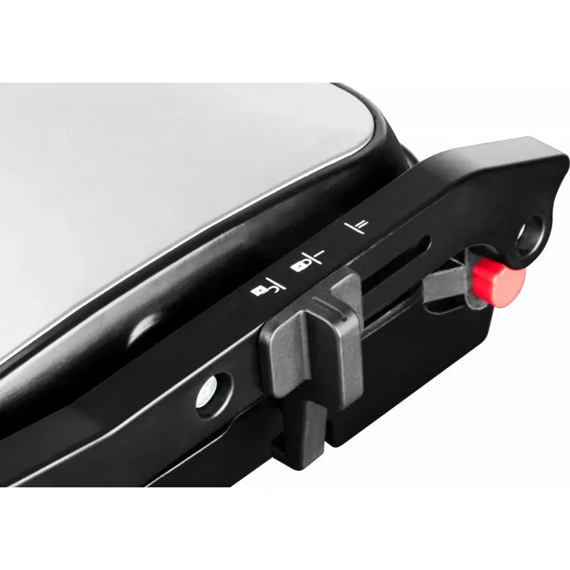 Electronice si Electrocasnice - Electrocasnice bucatarie - Aparate de gatit & desert - Gratare electrice - Grill electric ECG KG 100, 2000 W, 3 tipuri de gatire, deschidere 180º - Infinity.ro