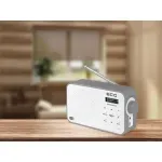 TV, Audio-Video si Foto - Portabile audio - Radio - Radio portabil ECG RD 110 DAB cu tuner DAB+ si FM, alb, 1,2 W, memorie 30 de posturi - Infinity.ro
