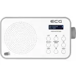 TV, Audio-Video si Foto - Portabile audio - Radio - Radio portabil ECG RD 110 DAB cu tuner DAB+ si FM, alb, 1,2 W, memorie 30 de posturi - Infinity.ro