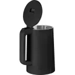 Electronice si Electrocasnice - Electrocasnice bucatarie - Preparare bauturi - Fierbatoare de apa - Fierbator electric ECG RK 1702 Safe to Touch Black, 1.7 litri, 2200 W, interior din otel inoxidabil, pereti dubli, negru - Infinity.ro