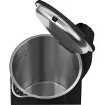 Electronice si Electrocasnice - Electrocasnice bucatarie - Preparare bauturi - Fierbatoare de apa - Fierbator electric ECG RK 1702 Safe to Touch Black, 1.7 litri, 2200 W, interior din otel inoxidabil, pereti dubli, negru - Infinity.ro