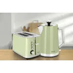 Electronice si Electrocasnice - Electrocasnice bucatarie - Preparare paine - Prajitoare de paine - Prajitor de paine ECG ST 2766 Vintage Olive, 925 W, 2 felii, 7 niveluri de rumenire, verde olive - Infinity.ro