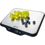 Electronice si Electrocasnice - Electrocasnice bucatarie - Mixere, tocatoare & roboti de bucatarie - Cantare de bucatarie - Cantar de bucatarie ECG KV 215 S, 15 Kg, functie TARA, precizie 1 g, Touch control - Infinity.ro