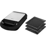 Electronice si Electrocasnice - Electrocasnice bucatarie - Preparare paine - Sandwich-maker - Sandwich maker grill ECG S 4310, 1200 W, 3 tipuri de placi interschimbabile 23 x 23 cm, unghi deschidere 105° - Infinity.ro