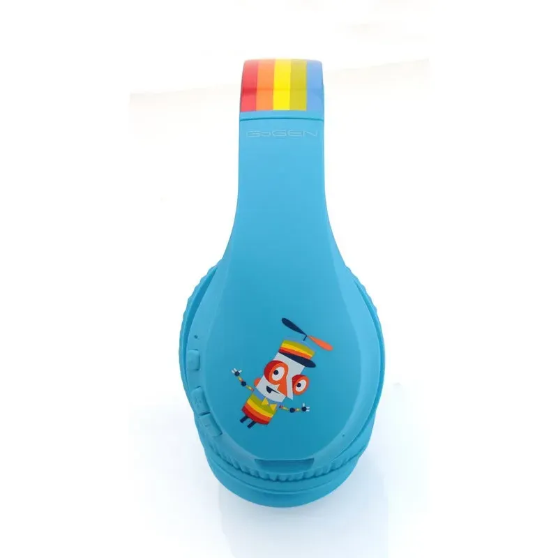 TV, Audio-Video si Foto - Portabile audio - Casti audio - Casti audio fara fir pentru copii GoGEN Decek, Bluetooth 5.2, volum limitat, albastru - Infinity.ro