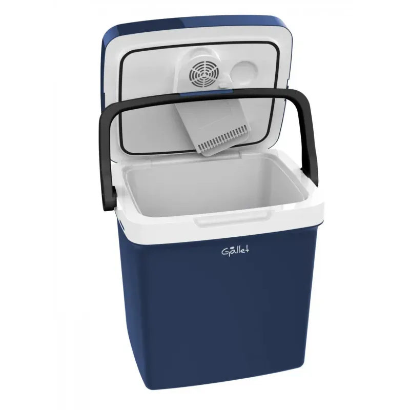 Sport si Outdoor - Camping - Bucatarie de camping - Cutii si genti frigorifice - Lada frigorifica auto cu functie de incalzire si racire Gallet GALMC24E, 24 litri, 12V, 230V, albastru - Infinity.ro