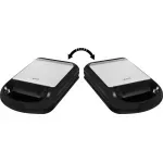 Electronice si Electrocasnice - Electrocasnice bucatarie - Preparare paine - Sandwich-maker - Sandwich maker grill ECG S 4310, 1200 W, 3 tipuri de placi interschimbabile 23 x 23 cm, unghi deschidere 105° - Infinity.ro