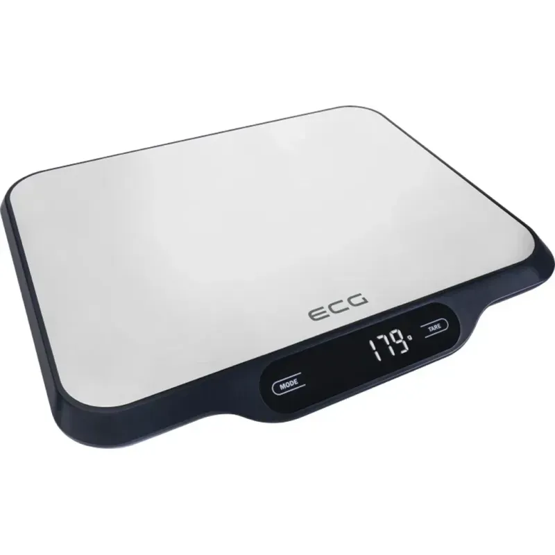 Electronice si Electrocasnice - Electrocasnice bucatarie - Mixere, tocatoare & roboti de bucatarie - Cantare de bucatarie - Cantar de bucatarie ECG KV 215 S, 15 Kg, functie TARA, precizie 1 g, Touch control - Infinity.ro