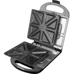 Electronice si Electrocasnice - Electrocasnice bucatarie - Preparare paine - Sandwich-maker - Sandwich maker grill ECG S 4310, 1200 W, 3 tipuri de placi interschimbabile 23 x 23 cm, unghi deschidere 105° - Infinity.ro