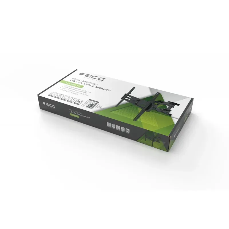 TV, Audio-Video si Foto - Accesorii TV si audio - Suporturi TV - Suport TV de perete ECG LD 326001, 32"- 60" (81 - 152 cm), rotire 180° si inclinare 2°-12°, 30 kg, VESA - Infinity.ro