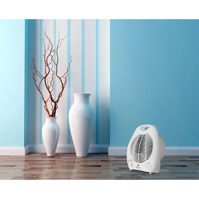 Electronice si Electrocasnice - Climatizare si sisteme de incalzire - Aparate incalzire aer - Aeroterme - Aeroterma electrica ECG TV 3030 Heat R, 2000 W, 2 viteze, 3 moduri de functionare, termostat, alb - Infinity.ro